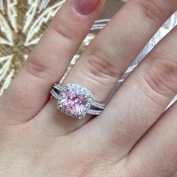 Size8 New 4CT 925 Silver Ring - Picture 3 of 3